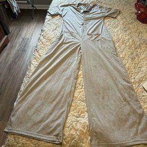 Wide leg jumpsuit